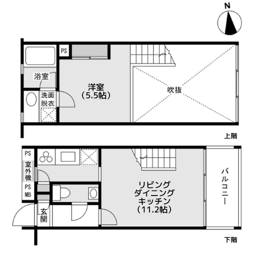 Eタイプ間取り図