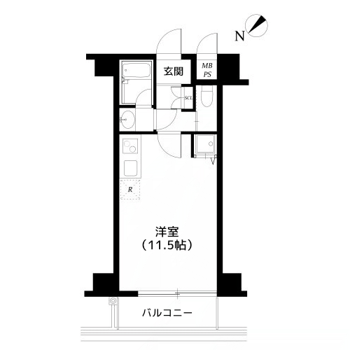 アーバンパーク代々木 - 間取り図