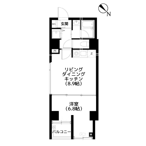 アボーデ代々木パークサイド - 間取り図