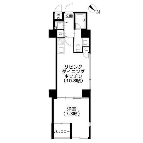 アボーデ代々木パークサイド - 間取り図