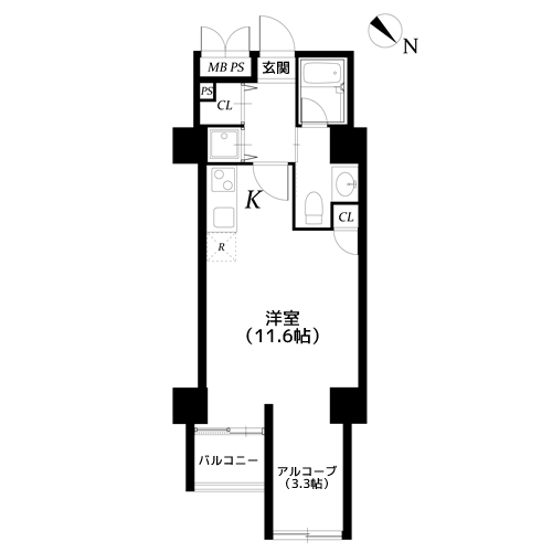 アーバンパーク代々木 - 間取り図