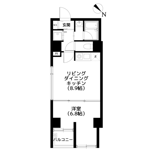 アーバンパーク代々木 - 間取り図