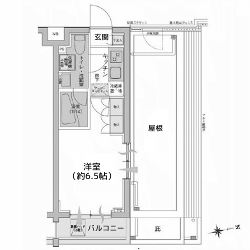 アジールコート品川中延 - 間取り図