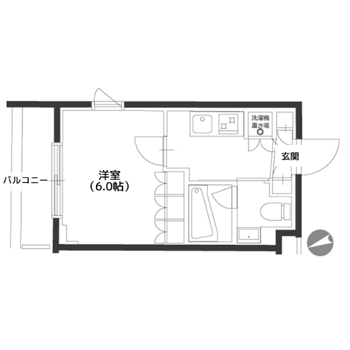 アジールコート品川中延 - 間取り図