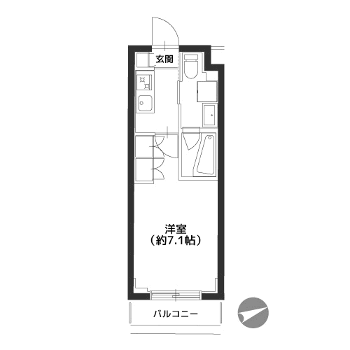 アジールコート品川中延 - 間取り図
