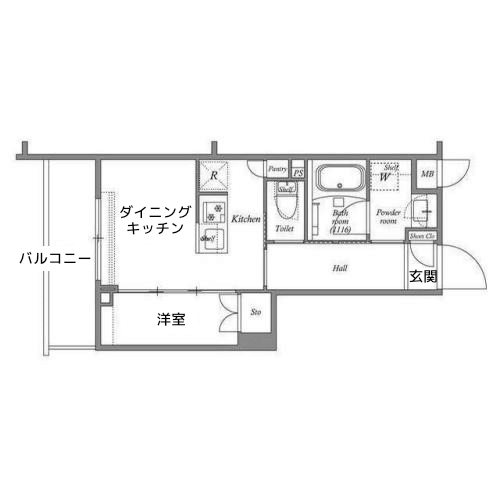 ACP Residence 中延 - 間取り図