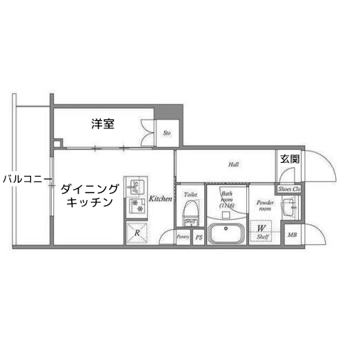 ACP Residence 中延 - 間取り図