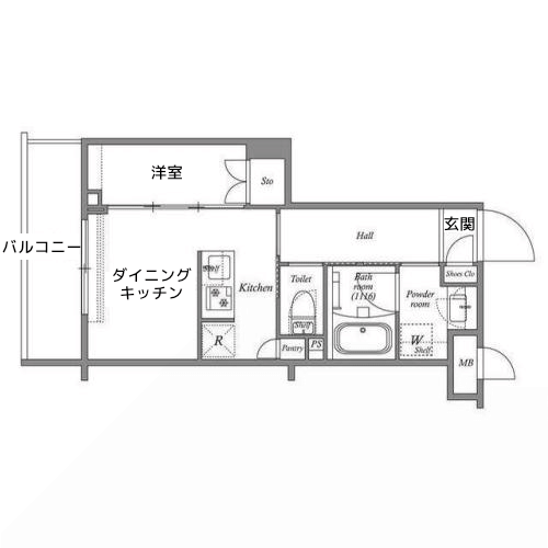 ACP Residence 中延 - 間取り図