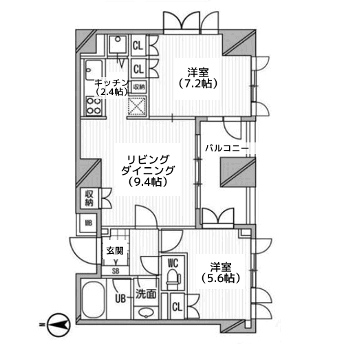 アーデン木場 - 間取り図