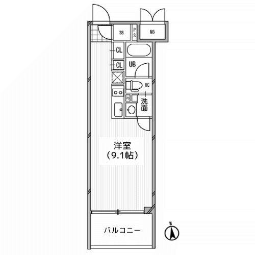 アーデン芝公園 - 間取り図