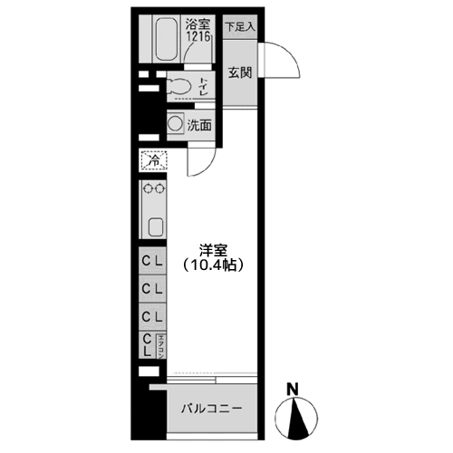アーデン芝公園 - 間取り図