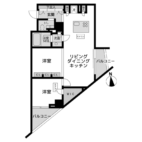 アーデン芝公園 - 間取り図