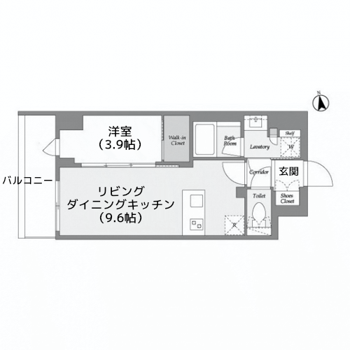 AIFLAT品川戸越パークサイド - 間取り図
