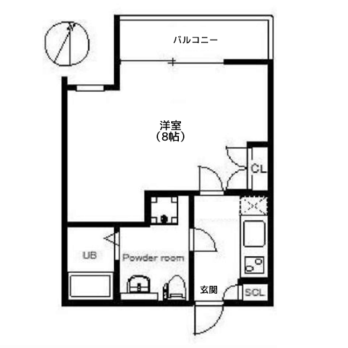 アレーロ自由が丘サウス - 間取り図