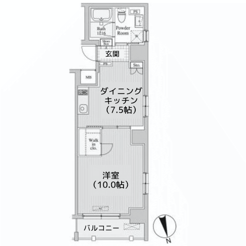 アルプエンテ大手町 - 間取り図