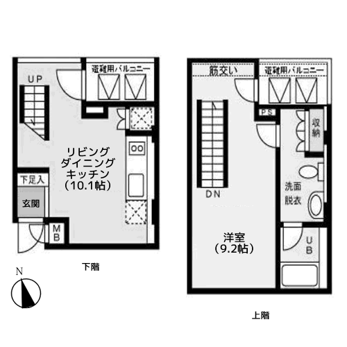アリス・マナーガーデン銀座ウォーク - 間取り図