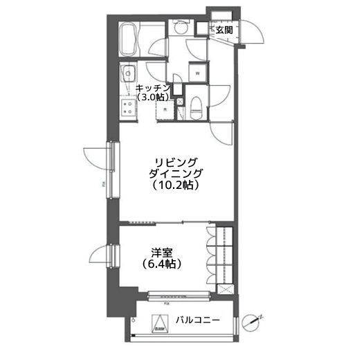アパートメンツ浅草橋リバーサイド - 間取り図間取り図