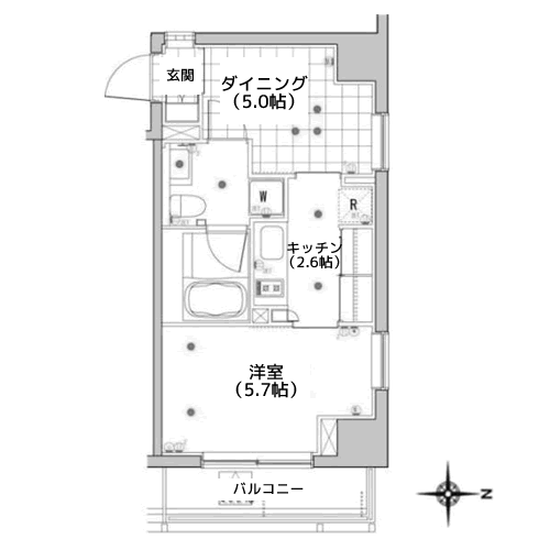 Brillia ist白金高輪 - 間取り図