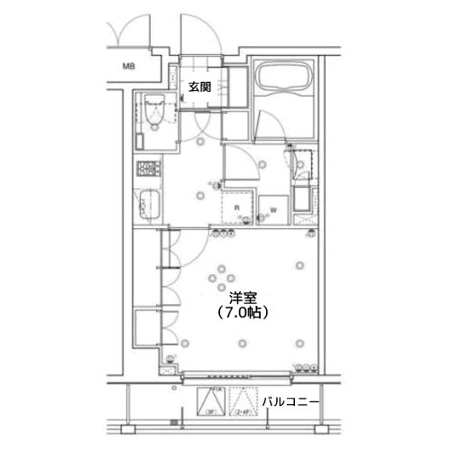 アパートメンツ都立大学 - 間取り図