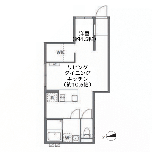 アピチェ戸越銀座 - 間取り図