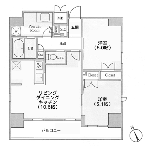 アプリコットガーデン - 間取り図