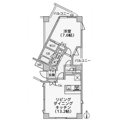 3B 4B 5B - 間取り図