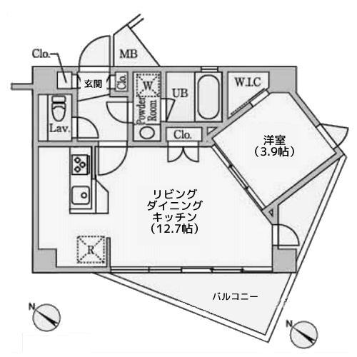 5C 6C - 間取り図