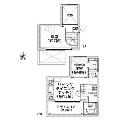 アークハウス自由が丘 - 間取り図