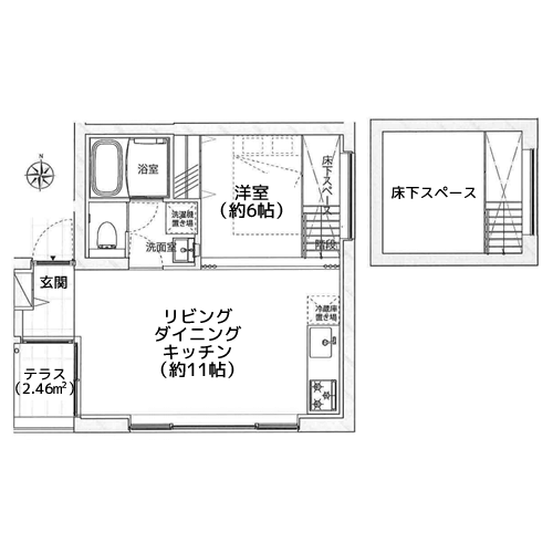 アークハウス自由が丘 - 間取り図