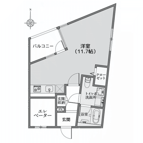 アズ大井町レジデンス - 間取り図