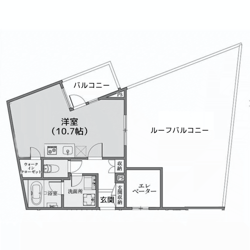 アズ大井町レジデンス - 間取り図