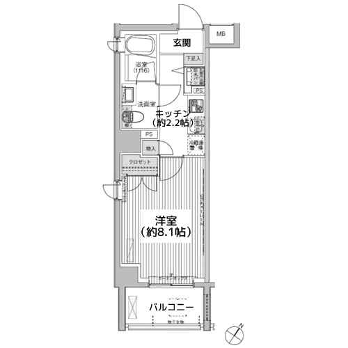 BAUHINIA AKASAKA - 間取り図