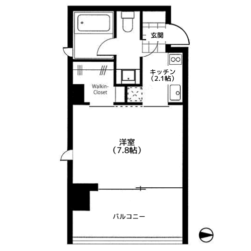 ベルファース東麻布テラス - 間取り図