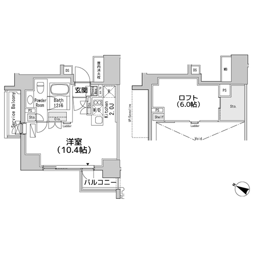 ベルファース目黒 - 間取り図