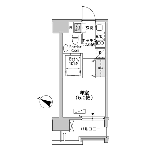 ベルファース目黒 - 間取り図