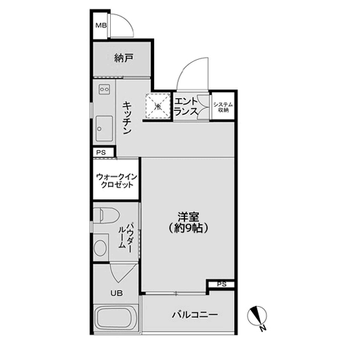 ベルファース新橋 - 間取り図