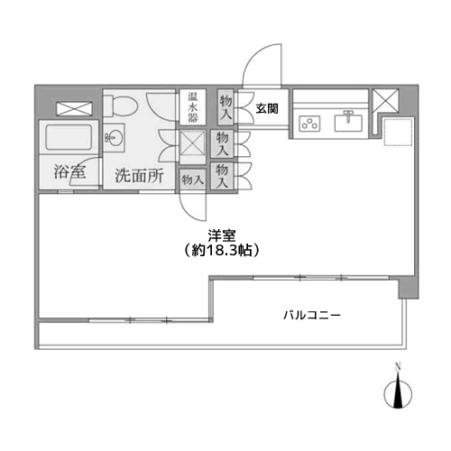 ベルメゾン芝 - 間取り図