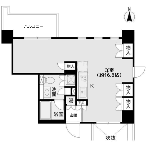 ベルメゾン芝 - 間取り図