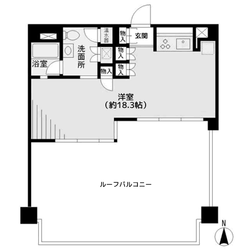 ベルメゾン芝 - 間取り図