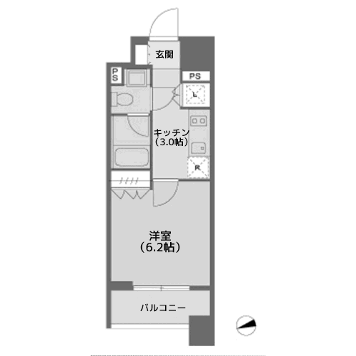 B4タイプ - 間取り図