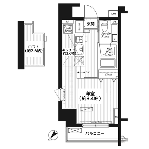 C2タイプ - 間取り図