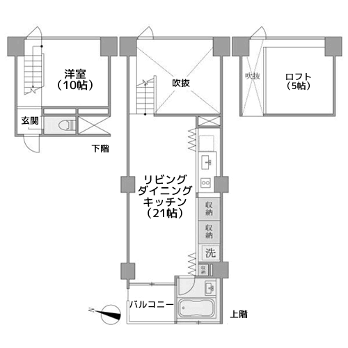 ベルメゾン南麻布grand - 間取り図