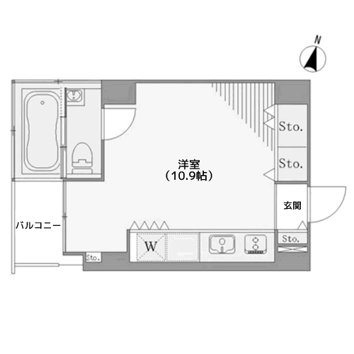 ベルメゾン南麻布grand - 間取り図