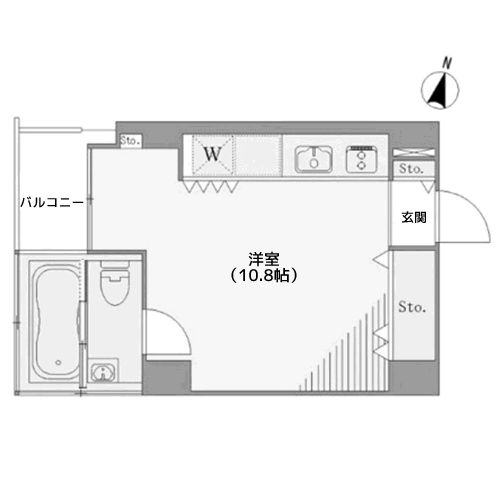 ベルメゾン南麻布grand - 間取り図