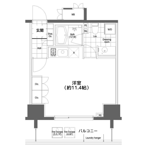 BPRレジデンス恵比寿 - 間取り図