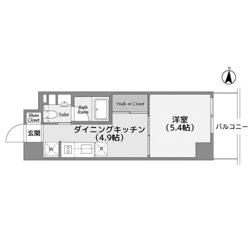 BPRレジデンス亀戸 - 間取り図