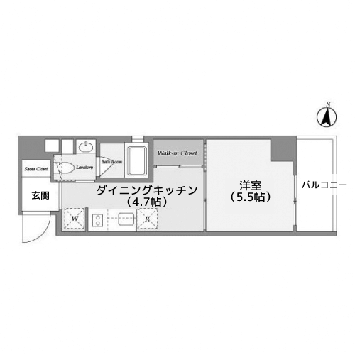 BPRレジデンス亀戸 - 間取り図