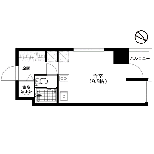 Brick019 日本橋 - 間取り図