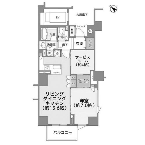 Brillia代官山プレステージ - 間取り図
