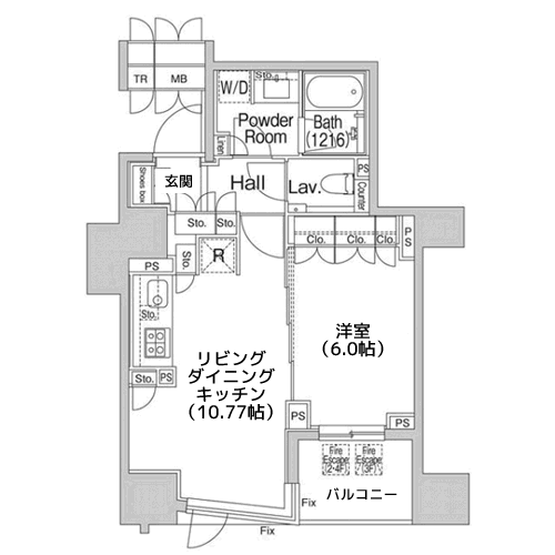 Brillia代官山プレステージ - 間取り図